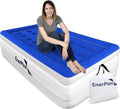 Twin 13 Inch Double Height Inflatable Air Mattress with Built-in Dual Pump L44947