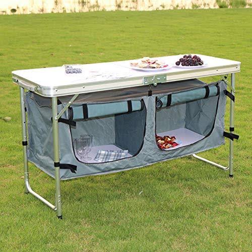 Camping Table with Adjustable Legs Z877220