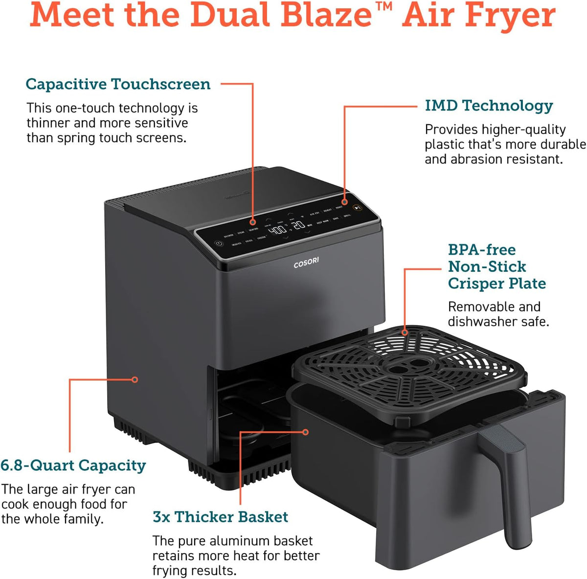 6.8Qt Air Fryer Y480149