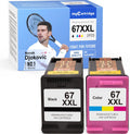Remanufactured Ink Cartridge Pack of 2 (1 Black, 1 Tri-Color) Z923