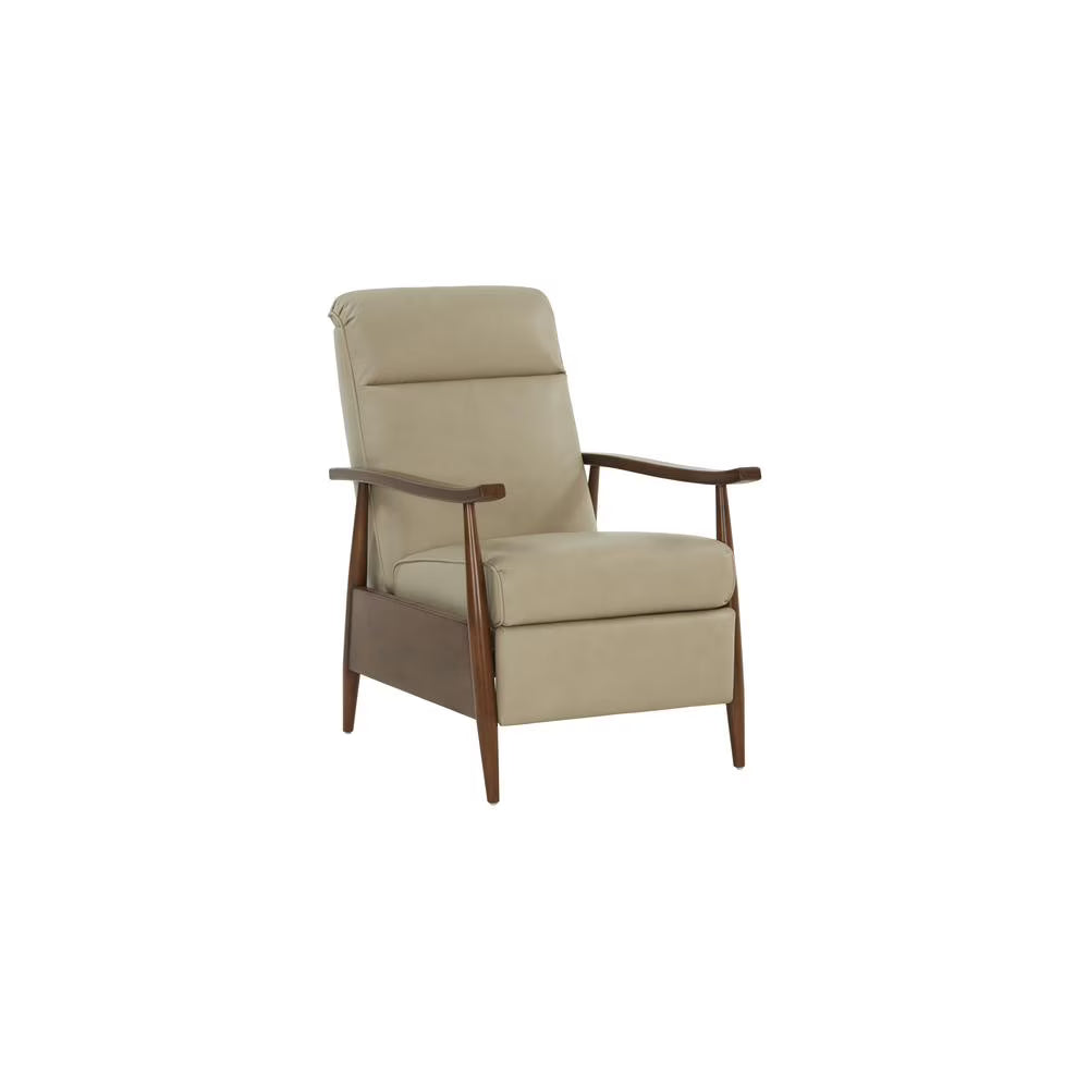 Cream Push Thru The Arms Recliner J631