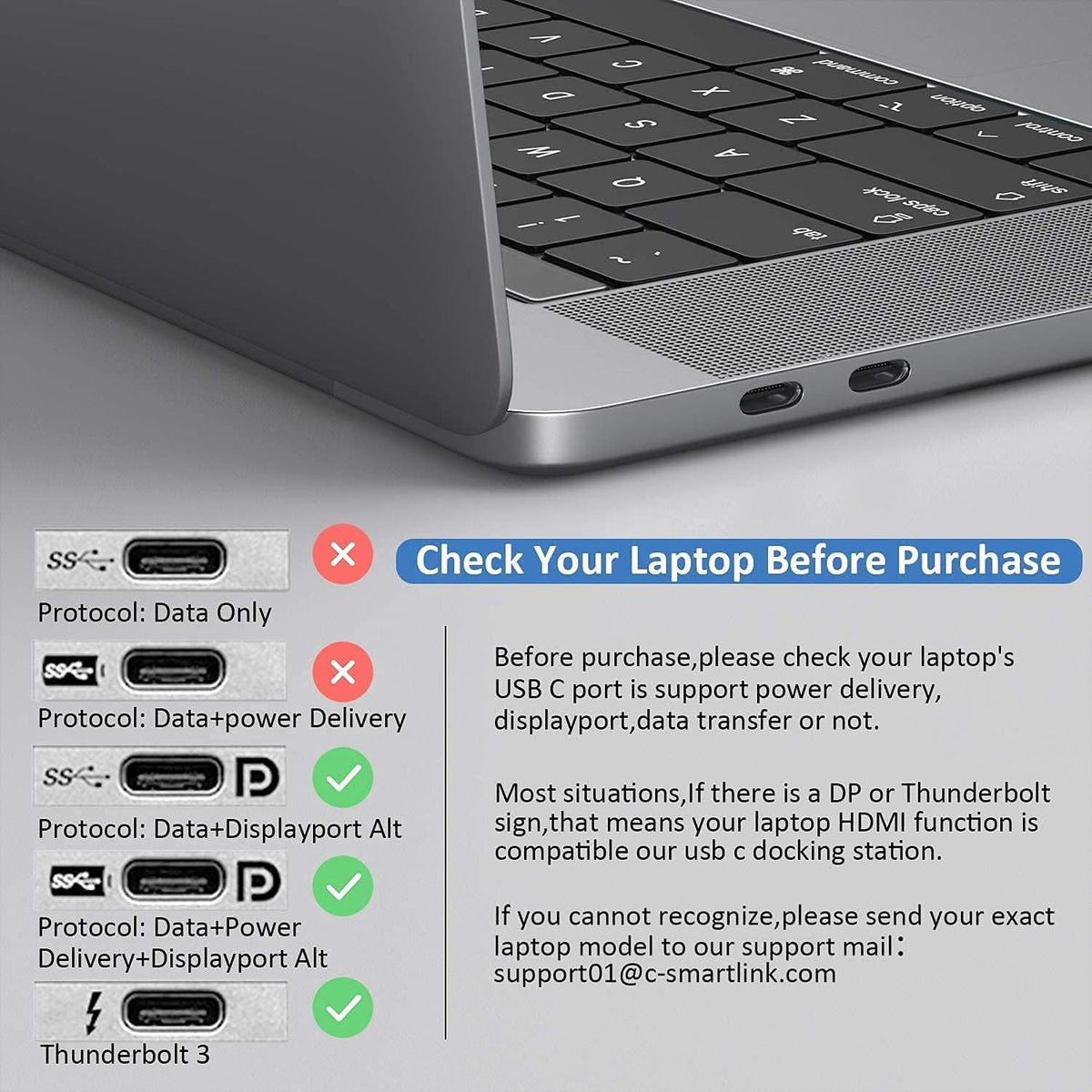 9 in 1 USB C Docking Station Dual Monitor Hub with Ethernet, USB 3.0, SD Card Reader, 100W PD O6883