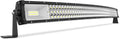 42" Curved LED Light Bar Triple Row 540W 54000LM Off Road Driving Light Pack of 2 Y86622