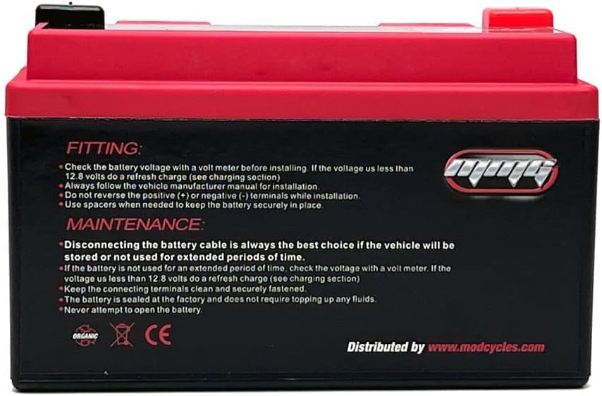 Lithium Ion Sealed Powersports Battery 12V 280 CCA D598
