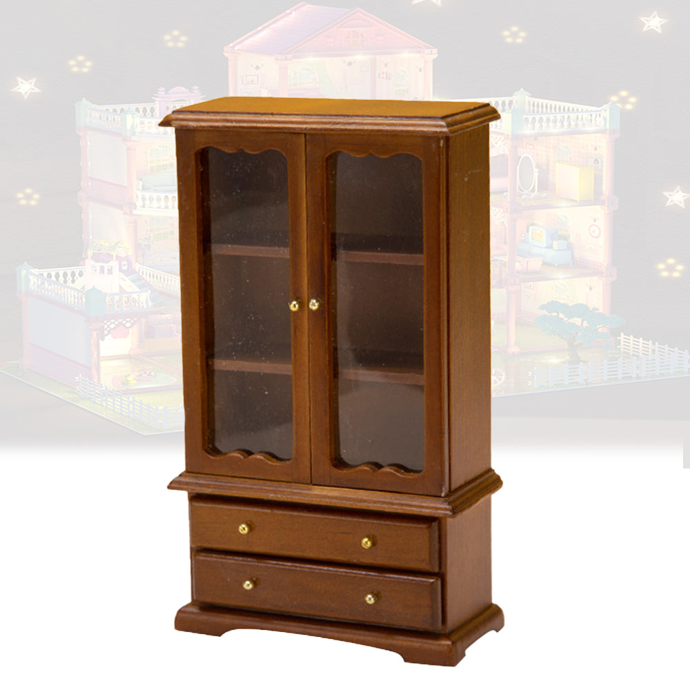 1/12 Miniature Kitchen Cabinet Cupboards with Drawer Dollhouse Furniture Toy U332