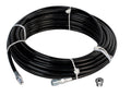 1/8in. x 100ft. 4800 PSI Thermoplastic Sewer Jetter Hose with 6.0 Orifice Button Nose Nozzle A983