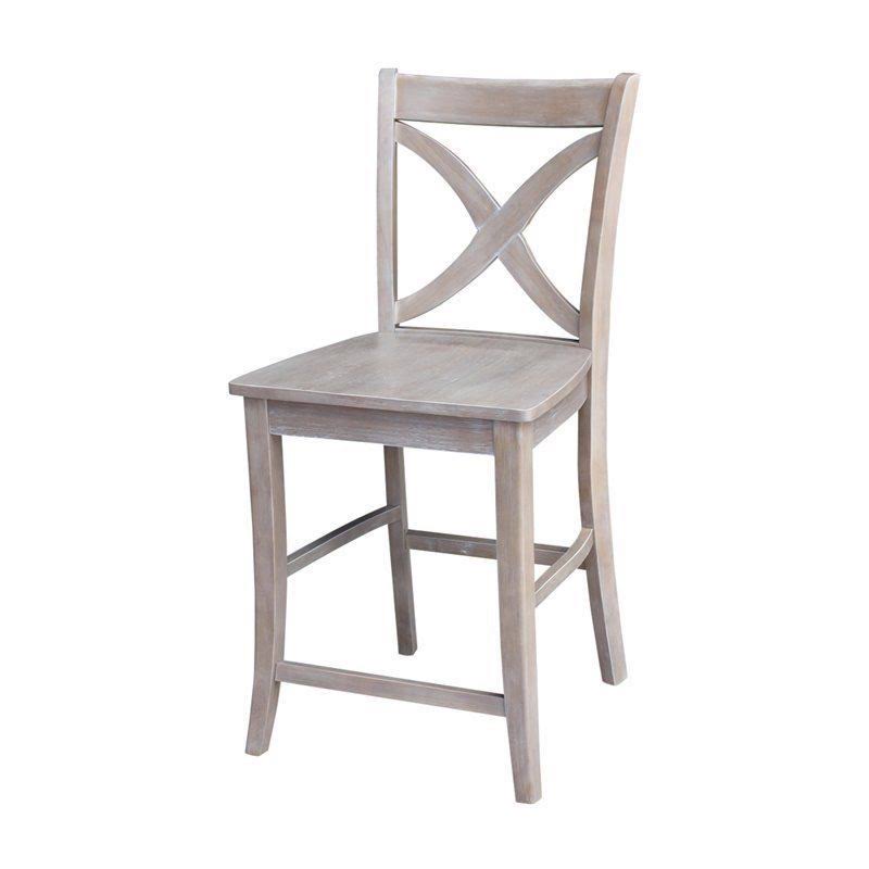 Weathered Gray Counter Stool F4797