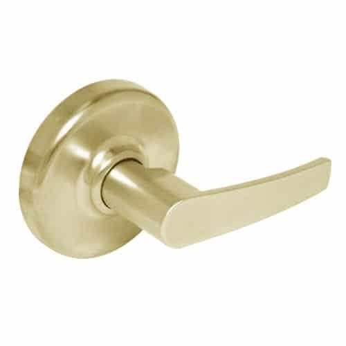Satin Brass Heavy Duty Passage Cylindrical Locksets with Lever H9843