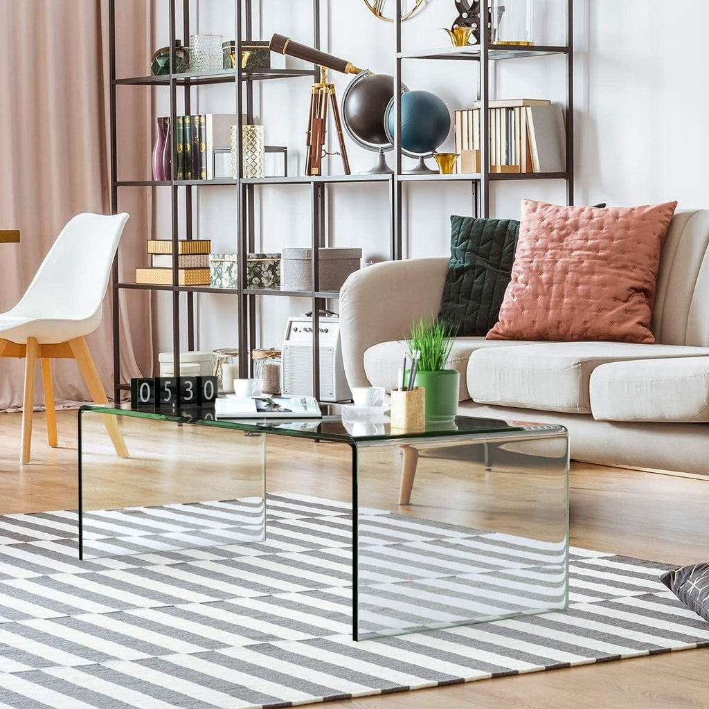 Glass Coffee Table with Tempered Glass K688