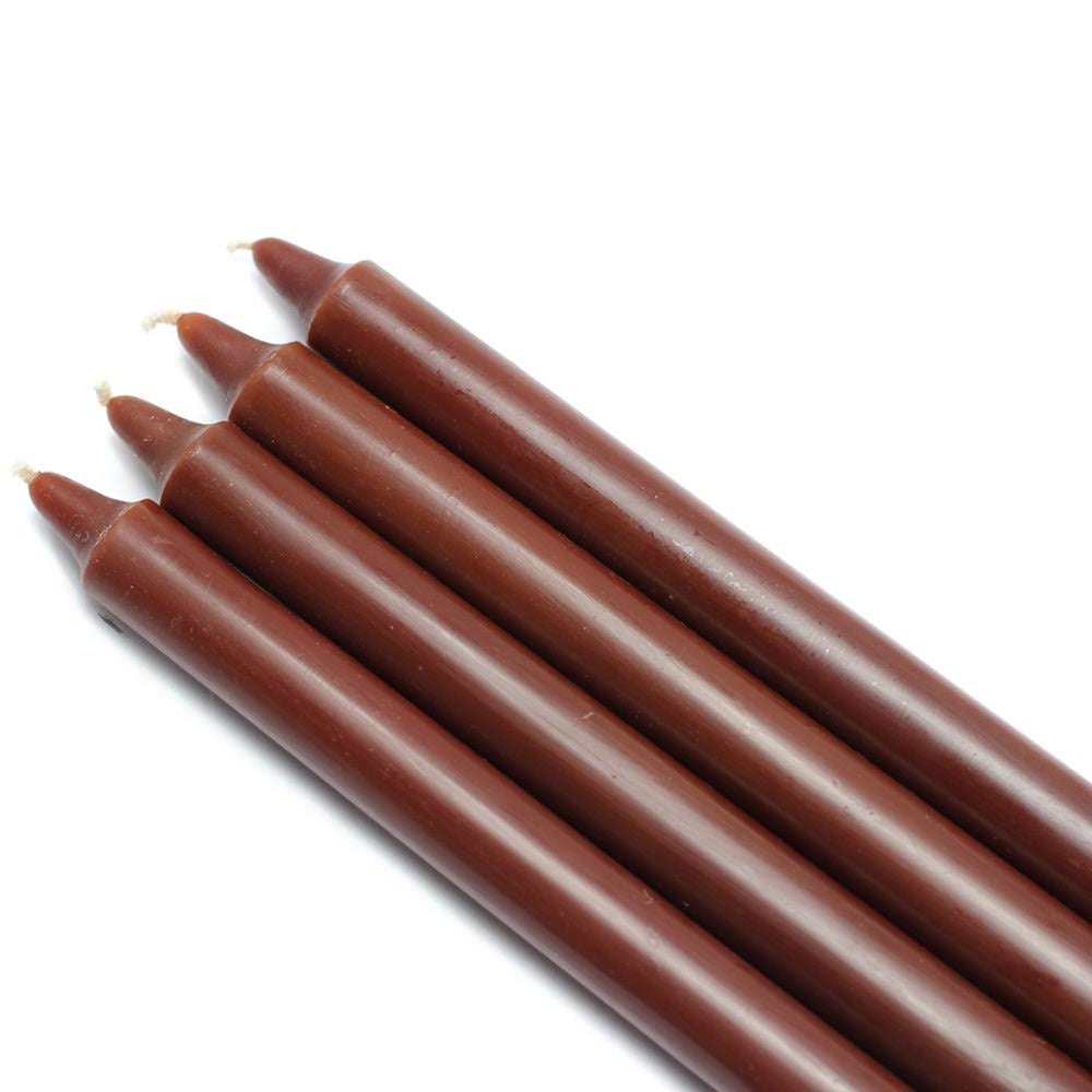 Black 10 Inch Straight Taper Candles M820411