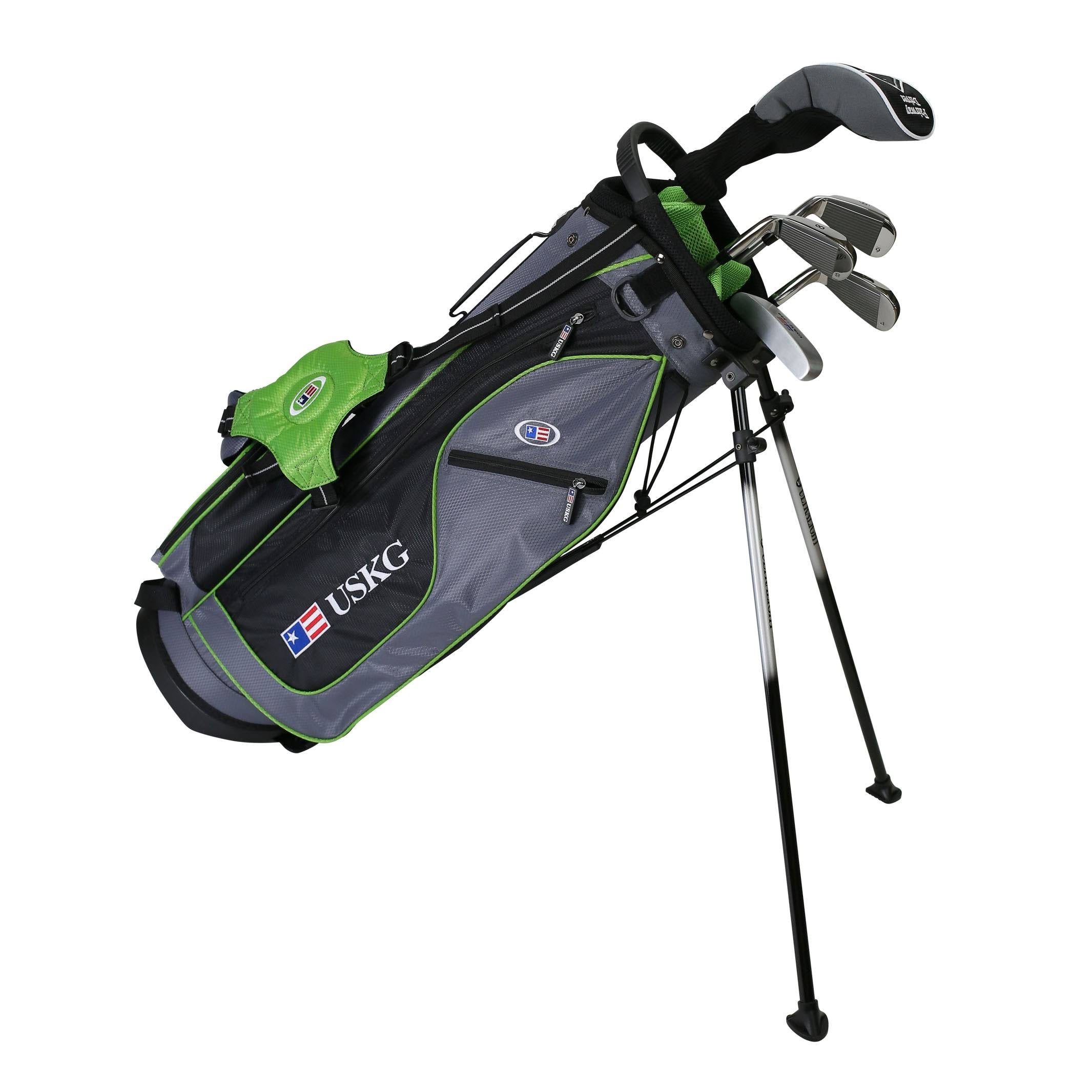 Grey Green Left Hand 3 Club Golf Carry Set R72047