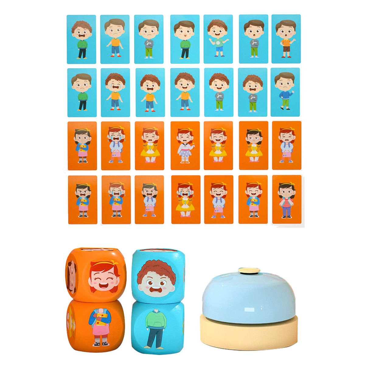 Face Changing Cube Building Blocks Wooden Montessori Toy K126246