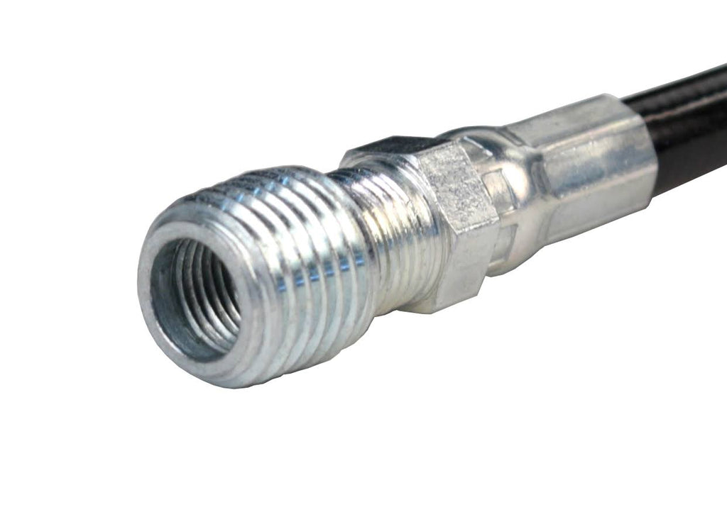 1/8in. x 100ft. 4800 PSI Thermoplastic Sewer Jetter Hose with 6.0 Orifice Button Nose Nozzle A983