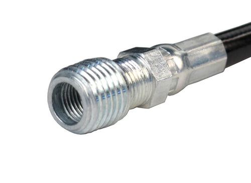 1/8in. x 100ft. 4800 PSI Thermoplastic Sewer Jetter Hose with 6.0 Orifice Button Nose Nozzle A983