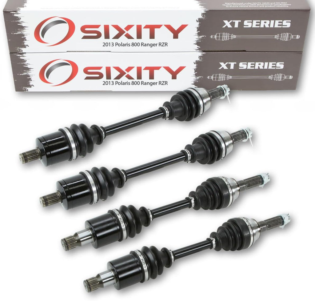 Front Rear Left Right Axles for Polaris 800 Ranger RZR 4X4 Y988