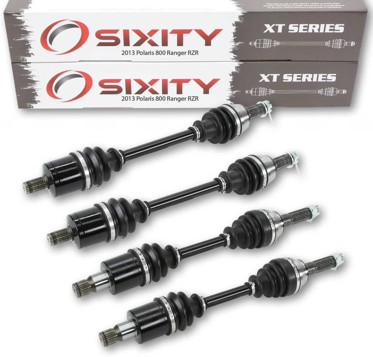 Front Rear Left Right Axles for Polaris 800 Ranger RZR 4X4 Y988