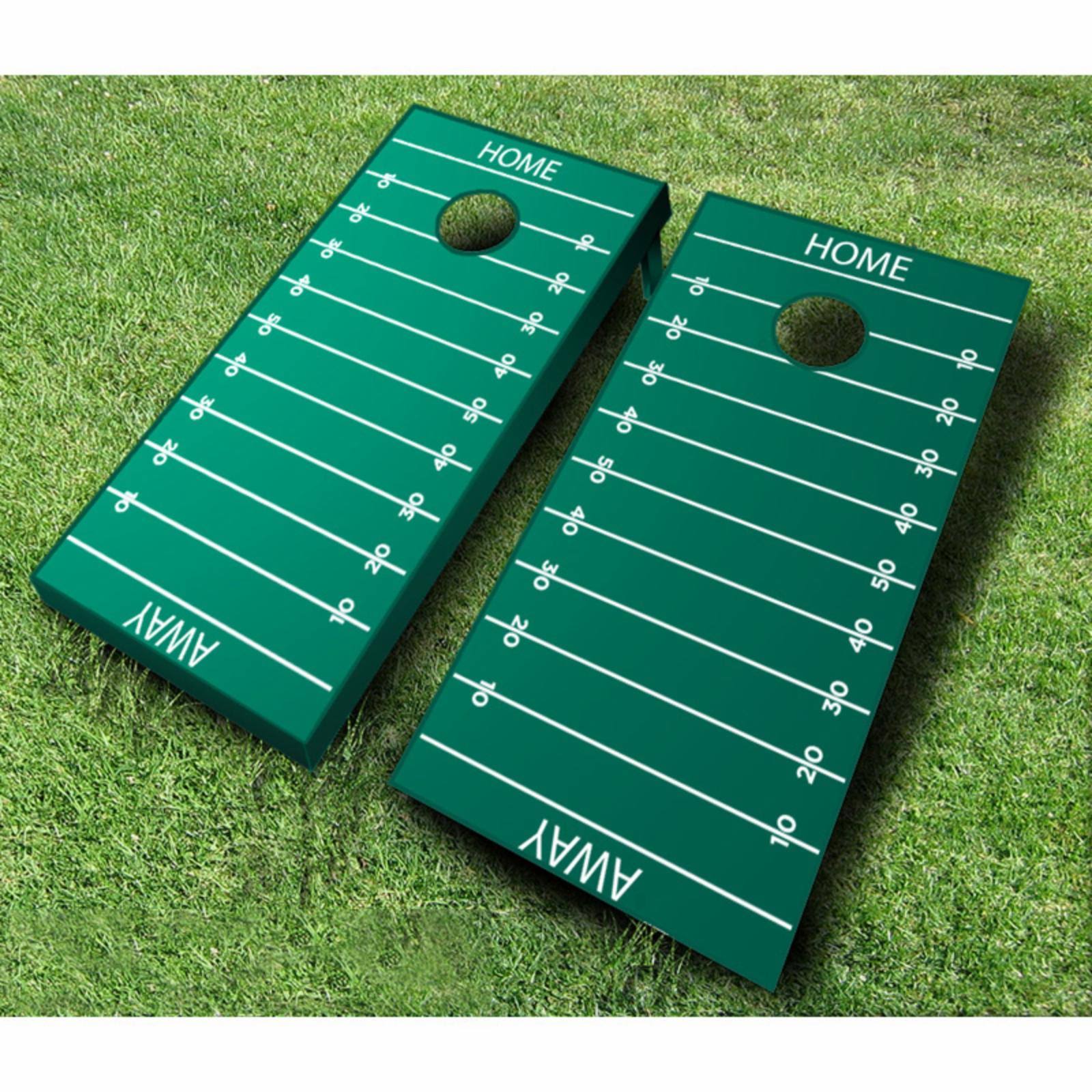 White Green Cornhole Set X603421