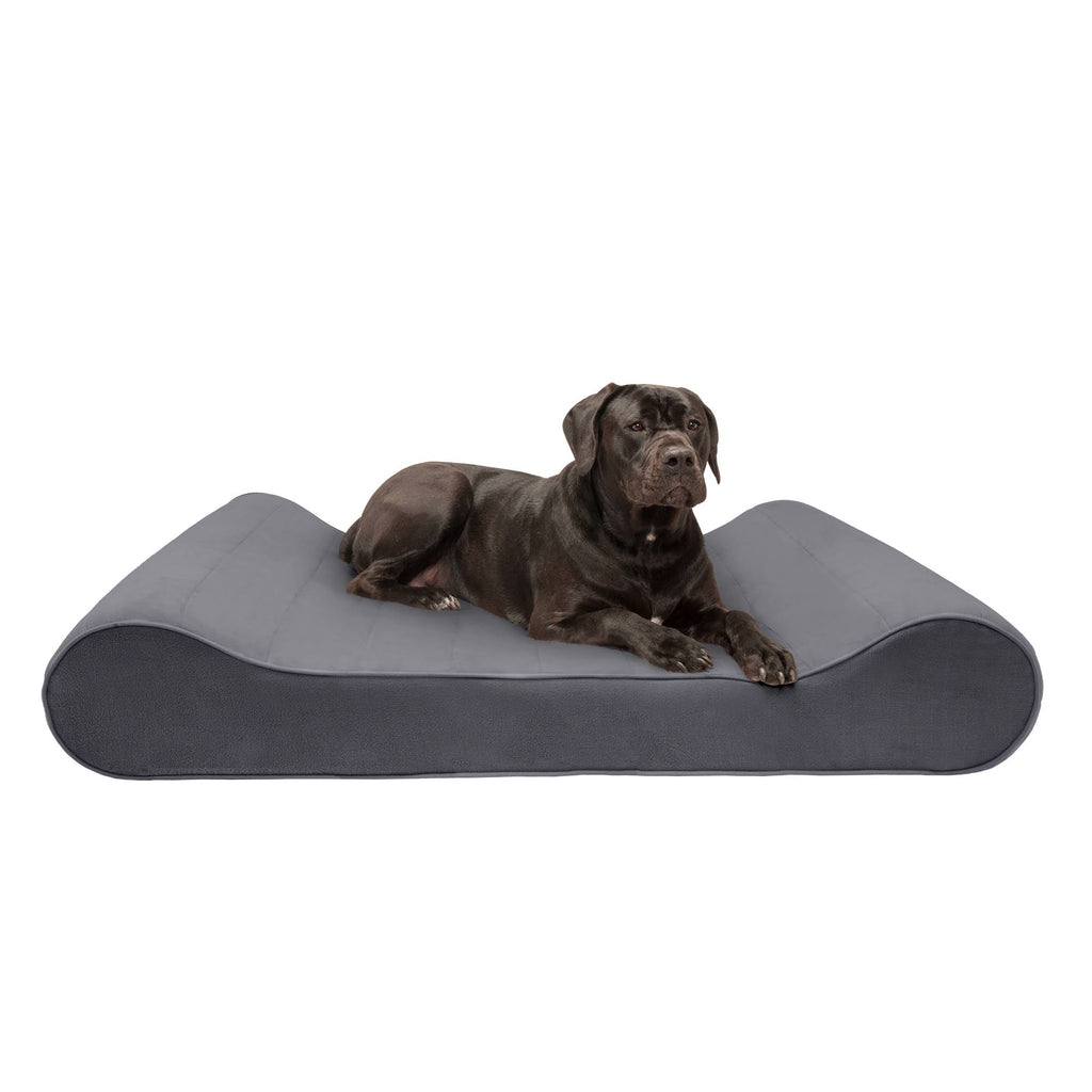 Giant Gray Memory Foam Pet Bed for Dogs u0026 Cats E692052