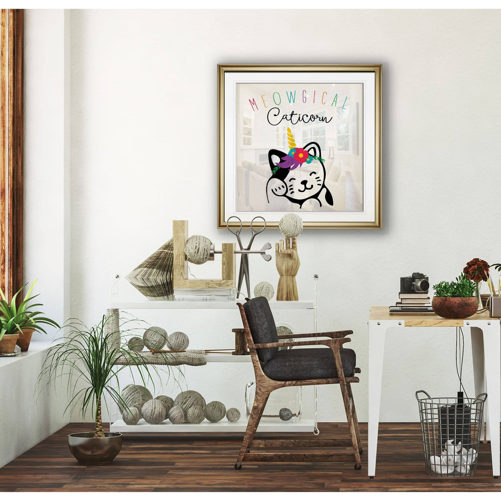 Framed Giclee Print 28x28 V906056