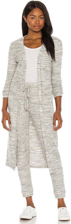 Cream Waffle Knit Sweatpant Z996477