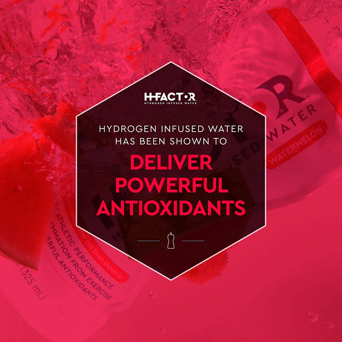 Hydrogen Infused Water, Watermelon, 11 fl oz, 12 ct R89737