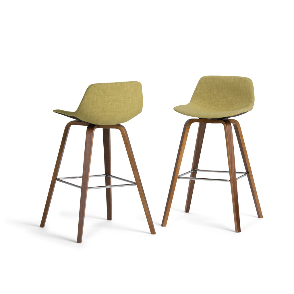 Set of 2 Bentwood Counter Height Stool Medium Blue O934