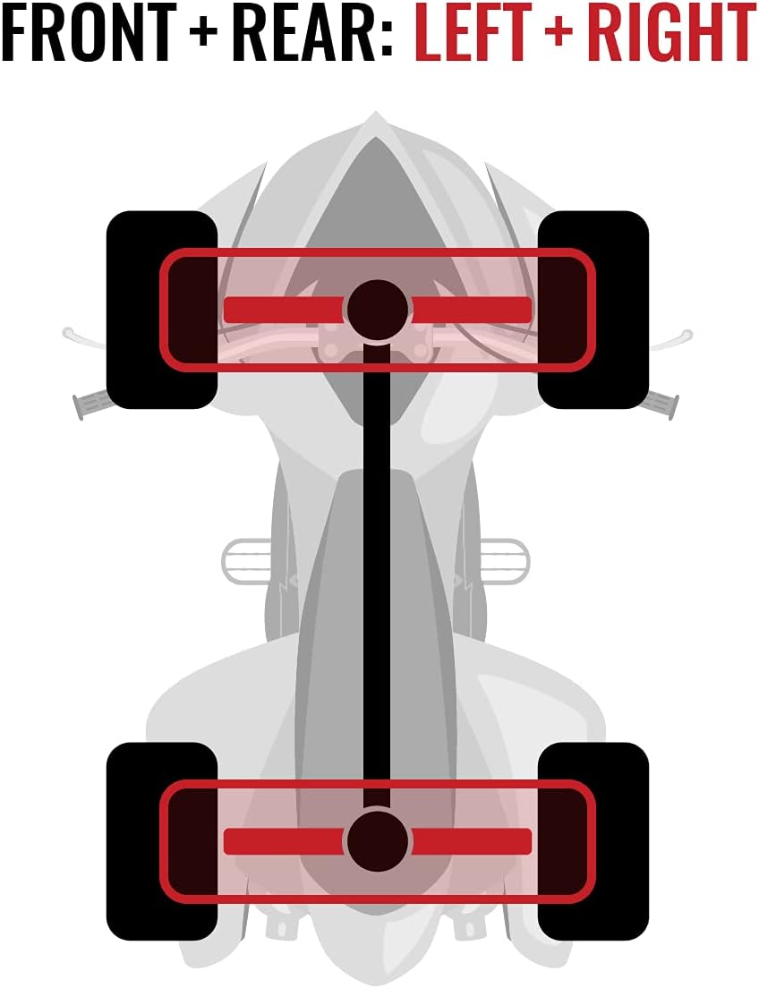 Front Rear Left Right Axles for Polaris 800 Ranger RZR 4X4 Y988
