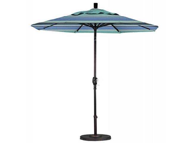 7.5 Foot Aluminum Market Umbrella Push Tilt Matte Black D707