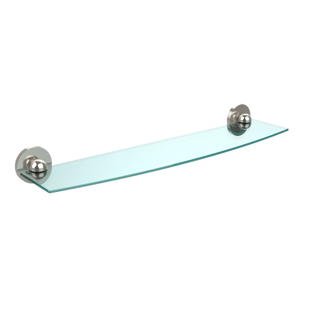 Polished Nickel 24 inch Glass Shelf C961