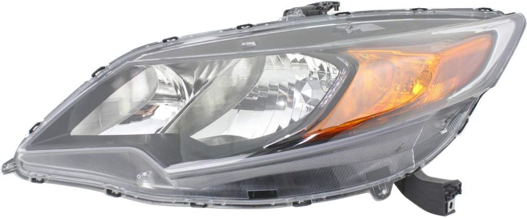 Halogen Headlight Assembly Pair for Honda Civic Coupe S845