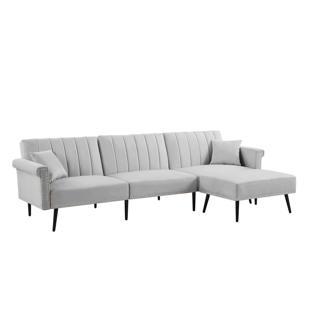 Grey Sectional Sofa Bed Z378