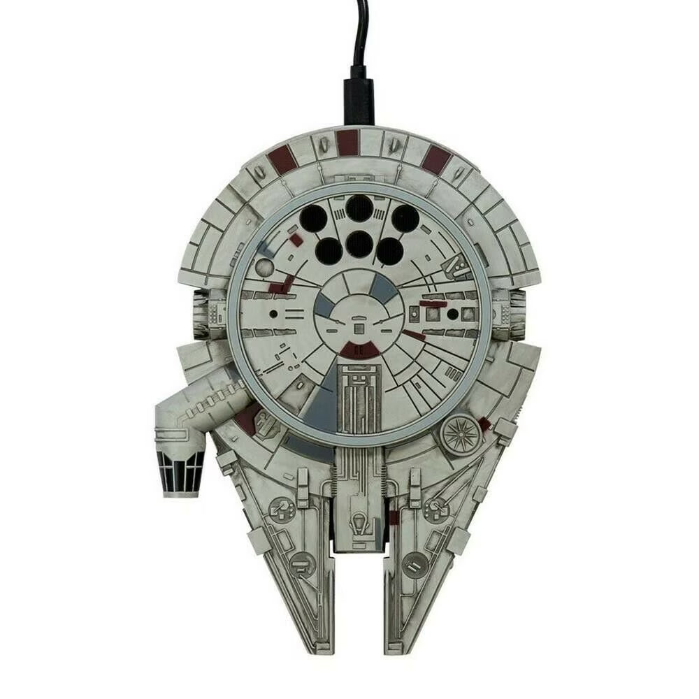 Millennium Falcon Wireless Charger with AC Adapter Charging Pad B71791