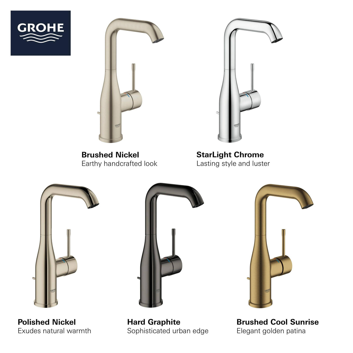 Polished Nickel Bathroom Faucet L35394