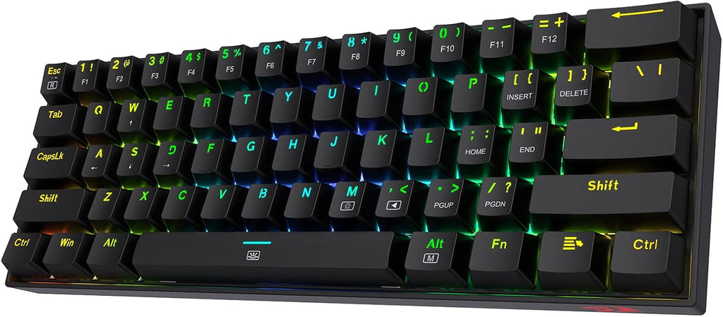 White 61 Keys Compact Mechanical Keyboard with Brown Switch, Pack of 2 L888