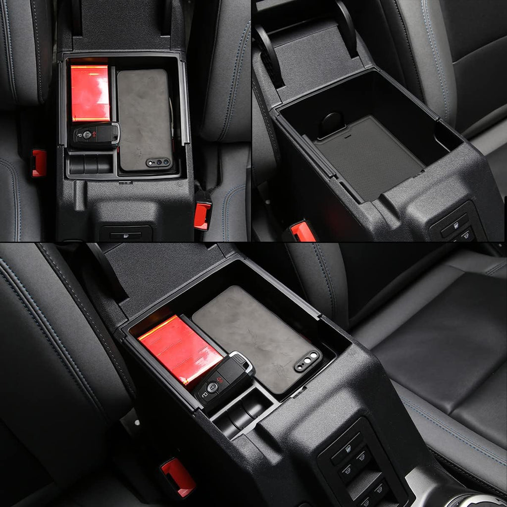 Central Armrest Storage Box Center Console Tray Organizer Pack of 2 W14935