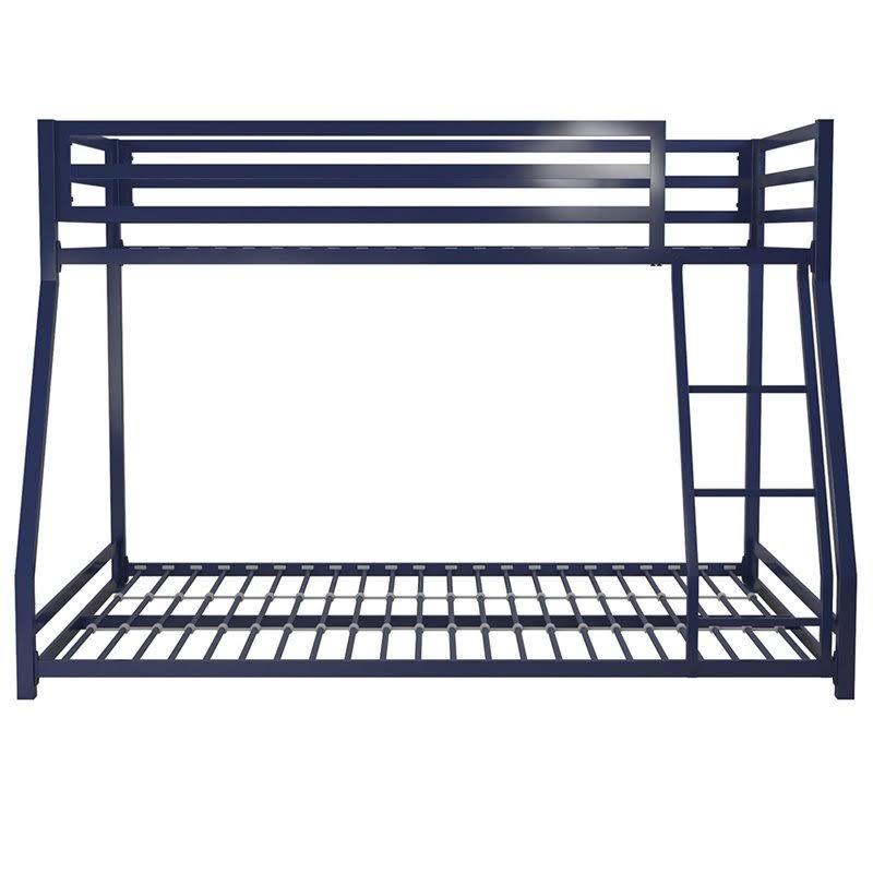 Twin Over Full Metal Bunk Bed in Blue R2517