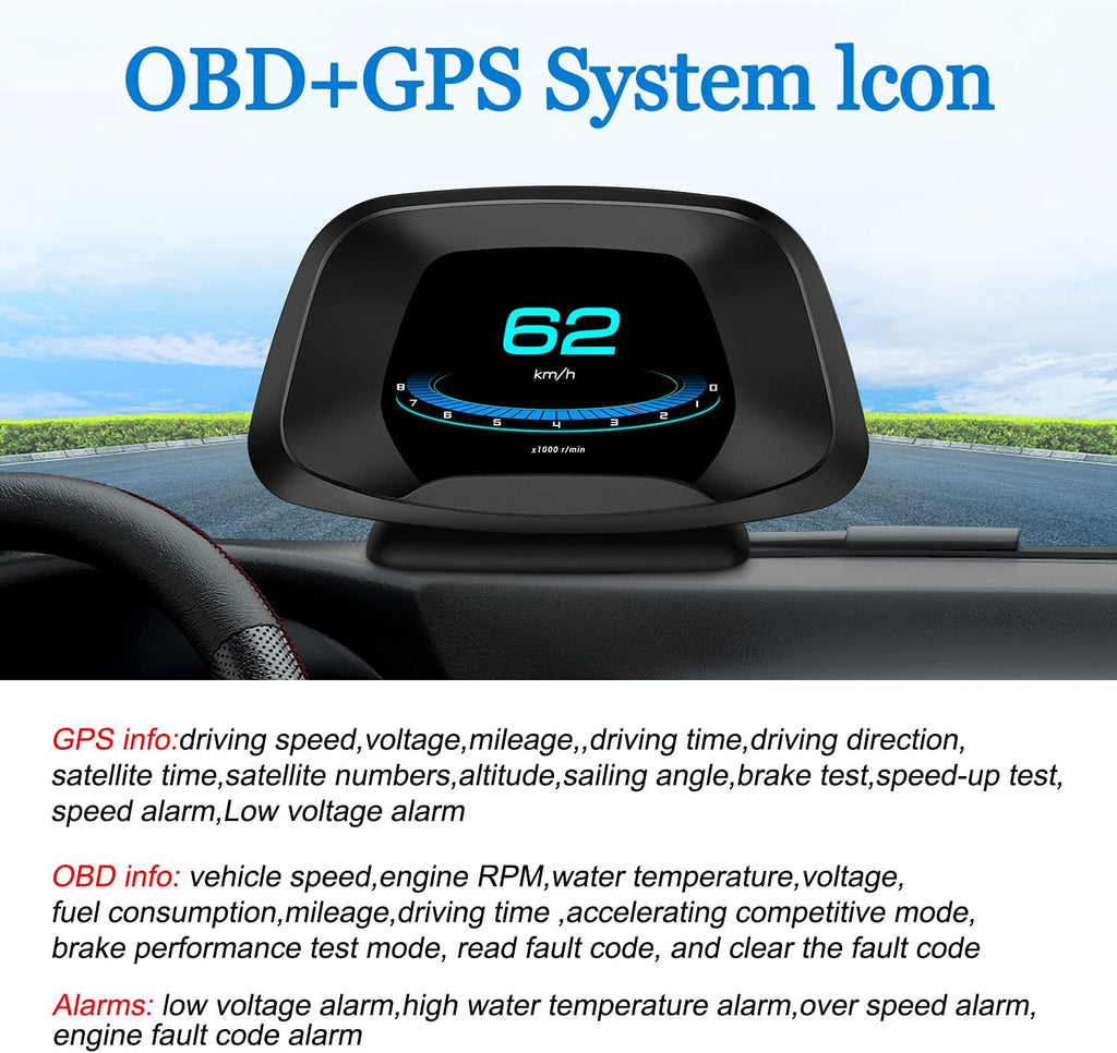 Pack of 2 Car HUD Head Up Display X1158