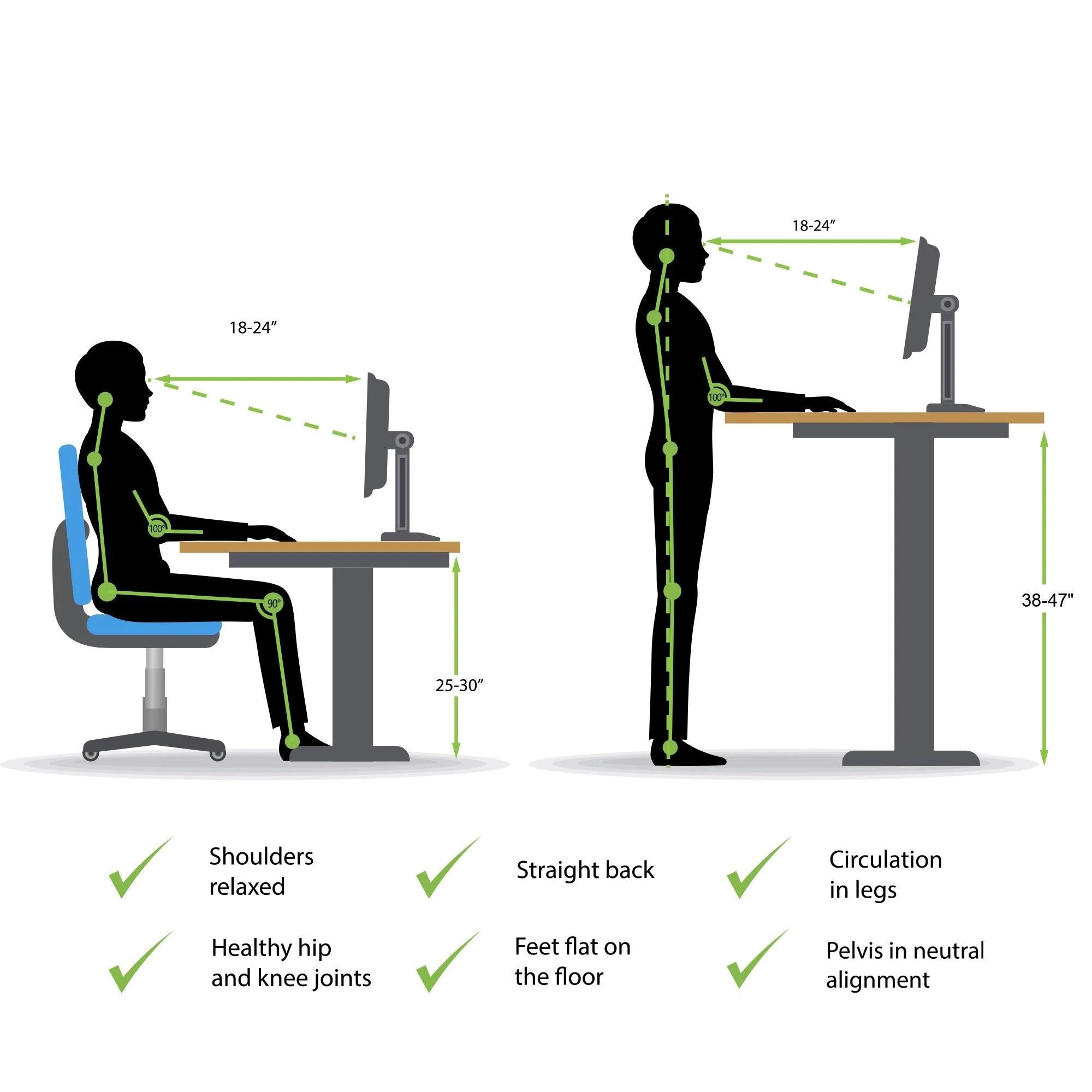 L-Shaped Electric Height Adjustable Standing Desk Z144023