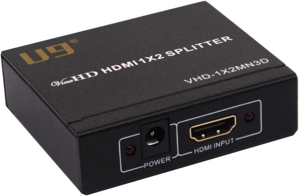 1 in 4 Out HDMI 2.0 4K Splitter with 4K to 1080P Downscaler X507