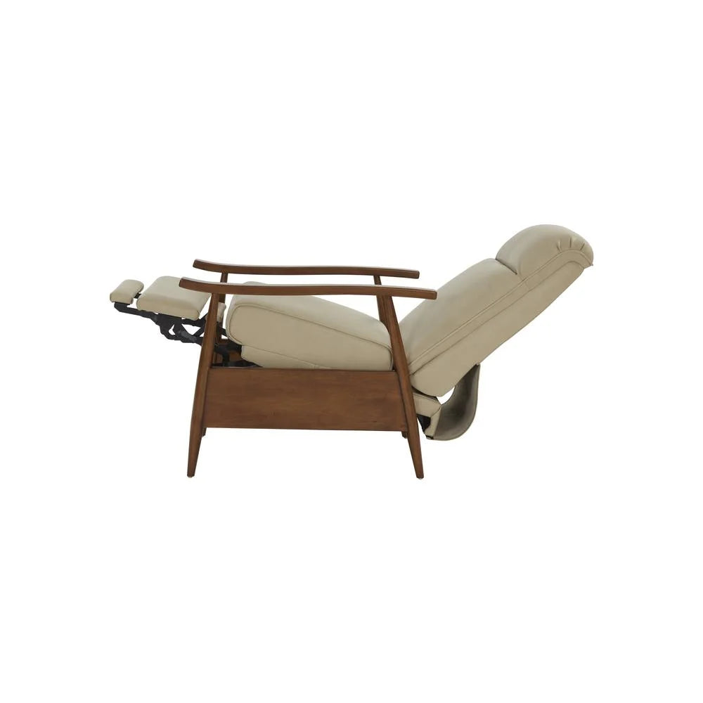 Cream Push Thru The Arms Recliner J631