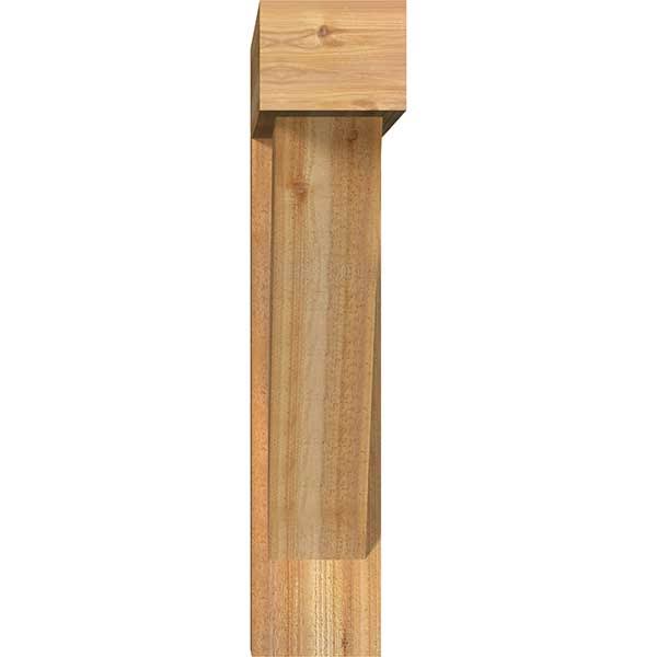 Traditional Block Rough Sawn Bracket with Offset Brace G8325