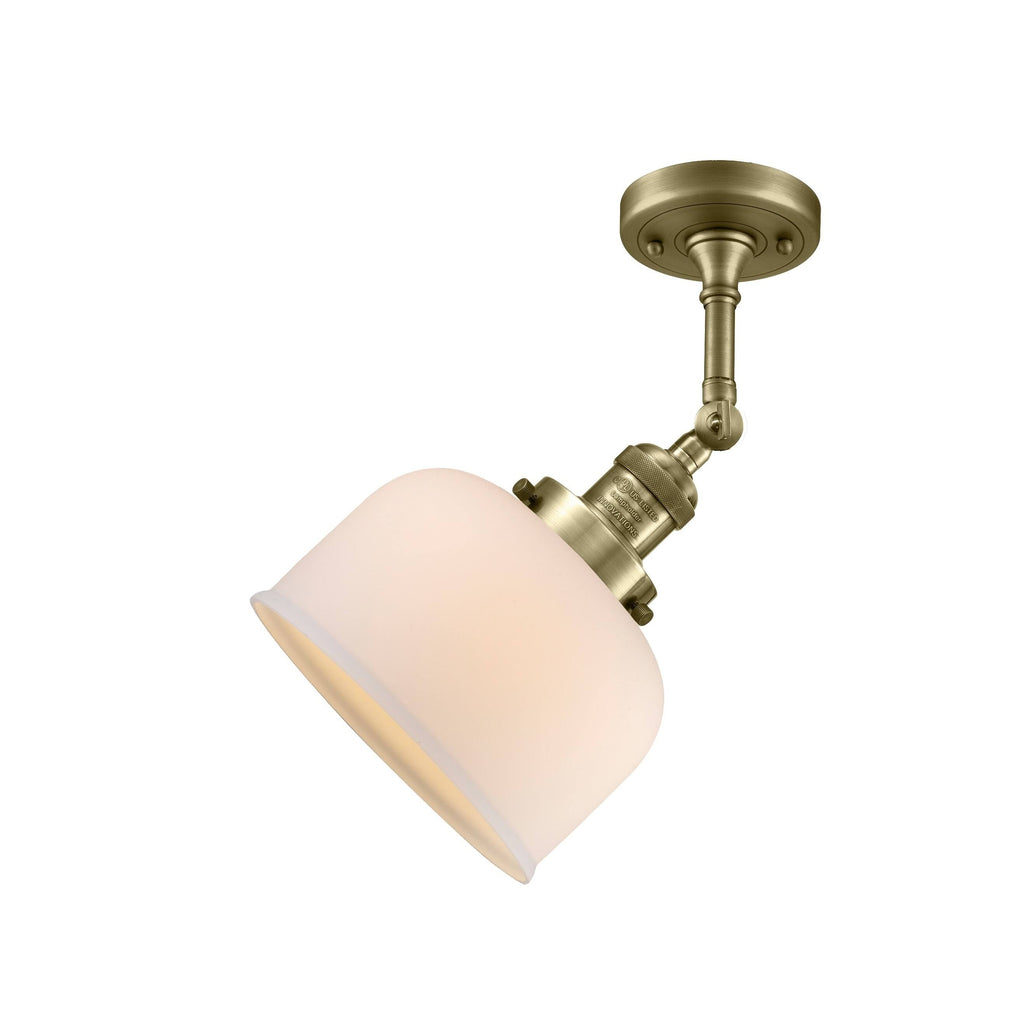 Antique Brass Semi Flush Mount Light O5399