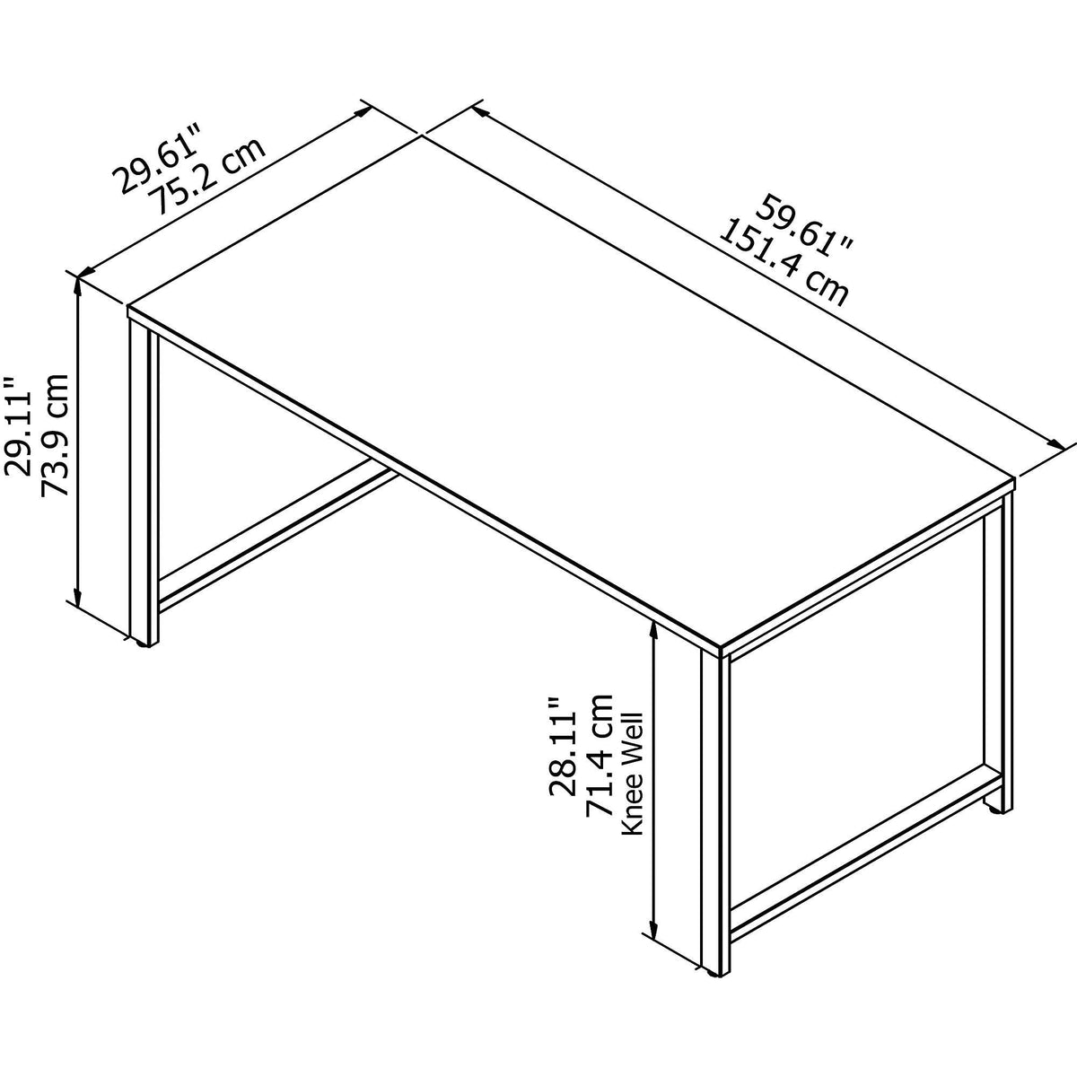 Maple Table Desk S531