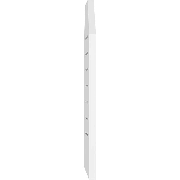 34x22W x 34x22H Octagonal PVC Gable Vent B4859