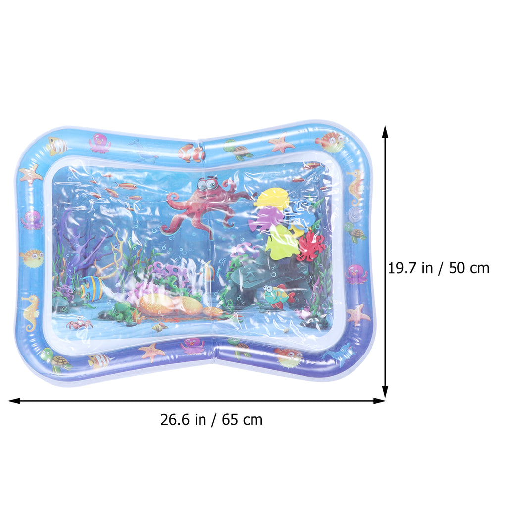Inflatable Crawling Cushion Water Play Mat (Blue) Q5355