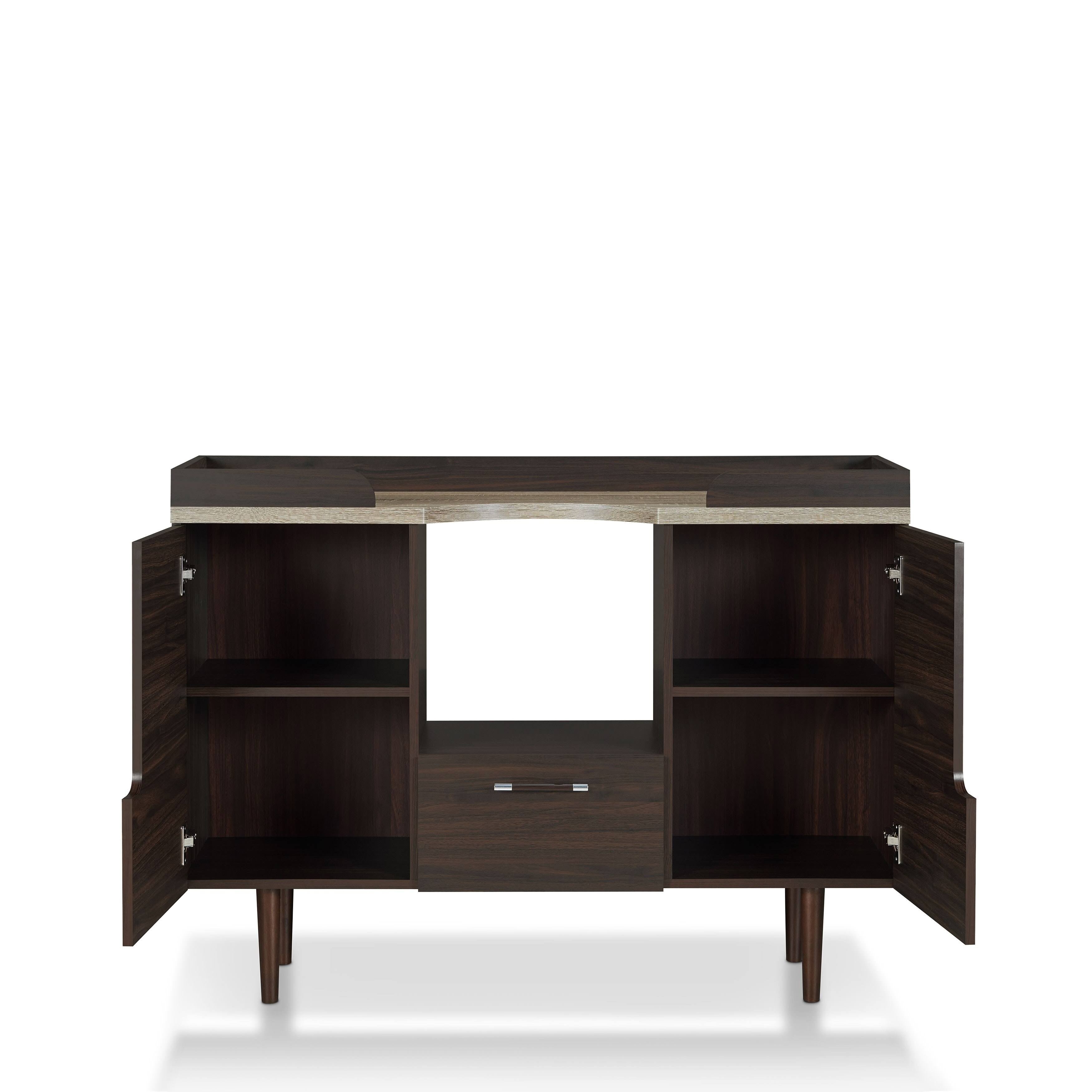 Mid-Century Modern Wenge Buffet Server, Brown J903