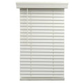 White Faux Wood Cordless Venetian Blind A830