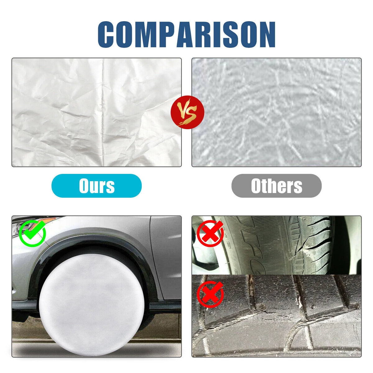 27"-29" Waterproof Tire Covers Q4480