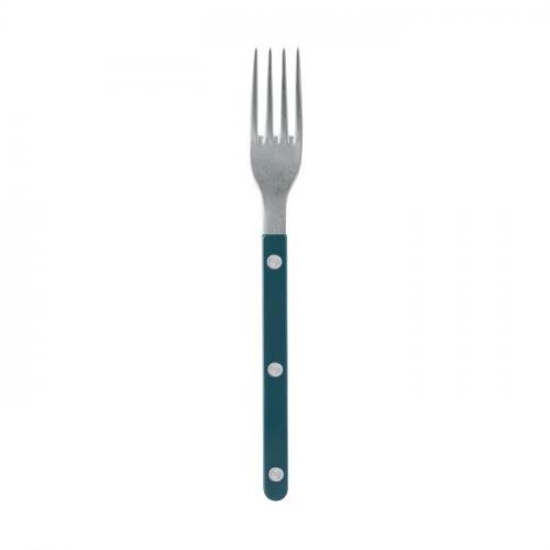 Vintage Aquamarine Cake Fork Set of 4 H9972