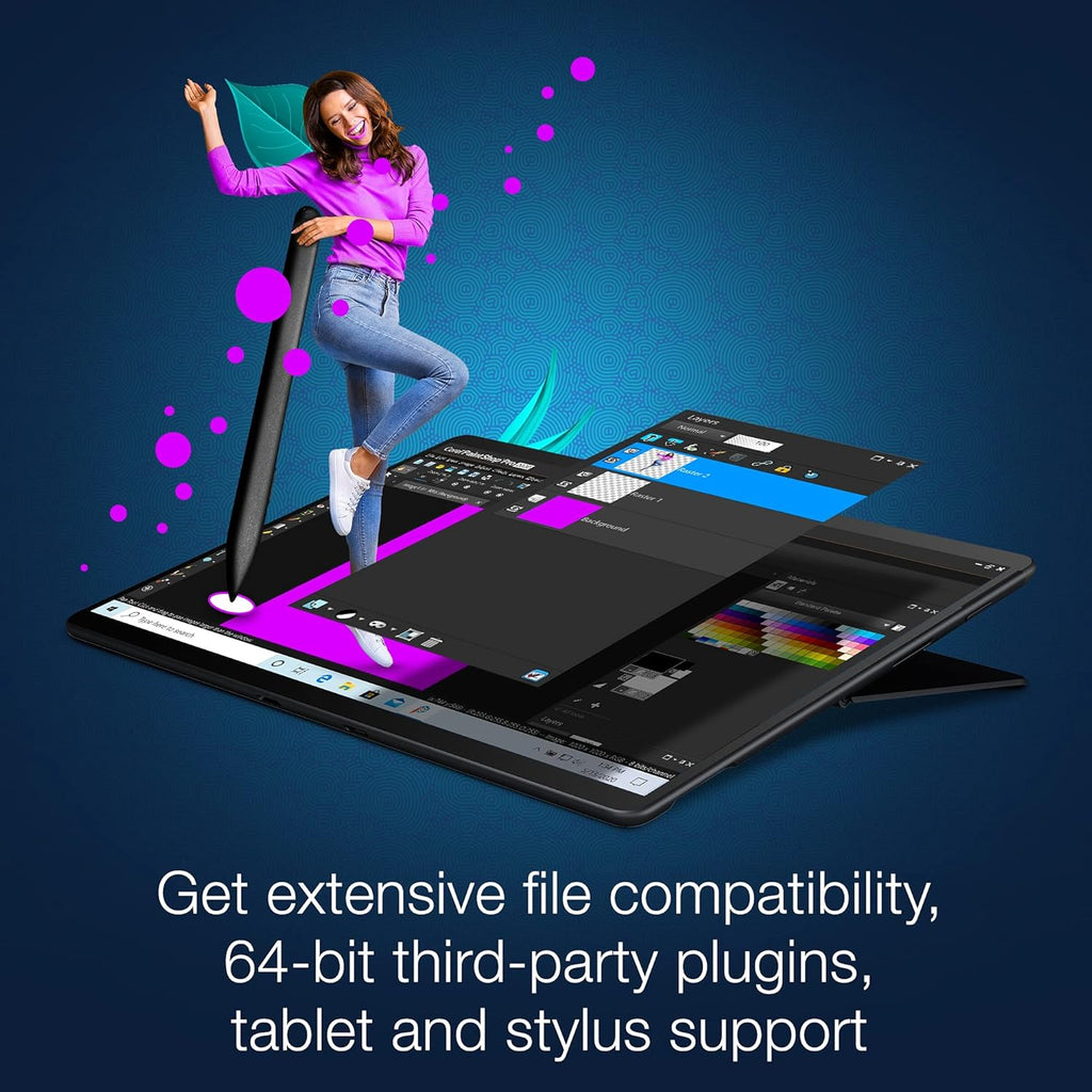Photo Editing & Graphic Design Software with Creative Bundle [PC Disc] T695